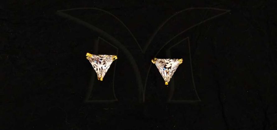 Triangular AD Earrings