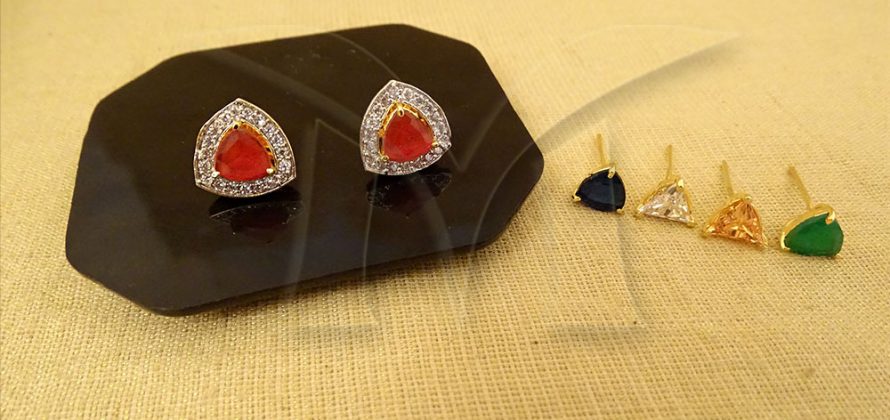 Delicate Jewellery CZ earrings