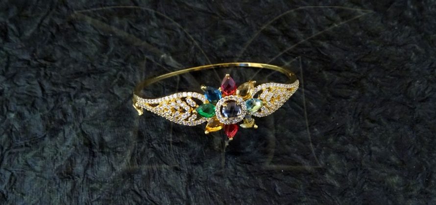 American Diamond Kada Jewellery