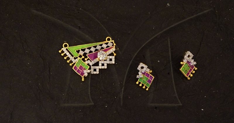 American Diamond Mangalsutra Jewellery